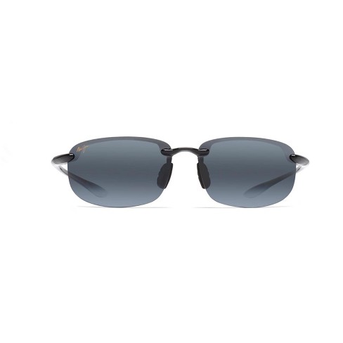 Maui Jim Hookipa Rimless Sunglasses - Gray lenses with Black frame