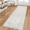 Modern Abstract Geometric Stripe Rugs for Living Room Bedroom Soft Low Pile Carpet Indoor Washable Non Slip Easy Care Area Rug - 2 of 4