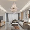 VYNXARIA Large Gold Crystal Chandelier,Contemporary Luxury Ceiling Light for Any Room(Without Bulb) - 2 of 4