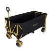 CAVINAS Extended Heavy-Duty Wagon Cart, Foldable Shopping Cart with 7" All-Terrain Wheels, Shopping Wagon for Camping - 3 of 4