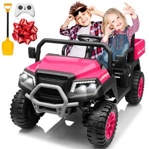 JOYRACER 24V 4WD Ride on Car w/800W Motors, 2 Seater, 2.4G Remote Control, 4 Wheeler, Pop Music, LED Light, 24 Volt Ride on Toys for Big Kids - 1 of 4