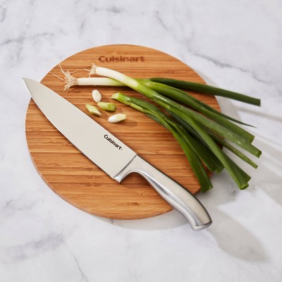 Cuisinart Classic 8 Stainless Steel Chef Knife with Blade Guard - C77SS-8CF2: High Carbon, Ergonomic, Rust-Resistant