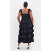 Women's Plus Size Elina Dress - navy | CITY CHIC - 3 of 4