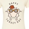 Women's - Friends - Happy Turkey Day Fitted Graphic T-Shirt - 2 of 4