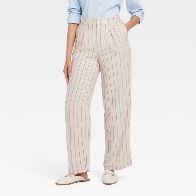 Women's Linen Essential Trouser - A New Day™