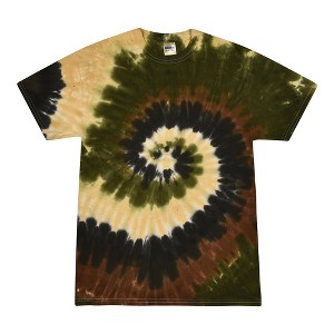 Tie Dye T-Shirts, 100% Cotton Cute Trendy Tie Dye Shirts for Men, Women, Teens, Youth, Girls & Boys, Camo Swirl, 2X - 1 of 2