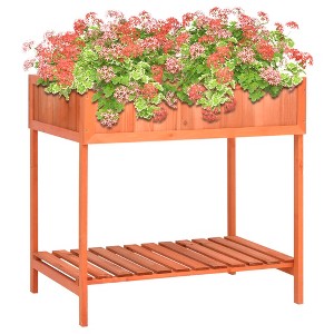 vidaXL Herb Planter 31.5"x23.6"x31.5" Solid Firwood - 1 of 4