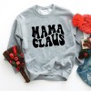 Simply Sage Market Women's Graphic Sweatshirt Mama Claus Wavy - image 3 of 4