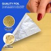Stock Your Home 9-Inch Pre-Cut Disposable Gold Foil Sheets (200 Count) - 2 of 2
