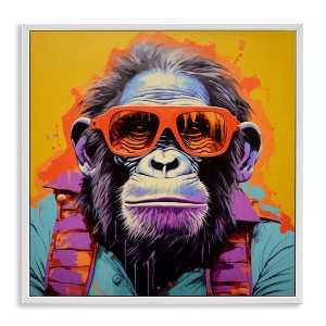 Stupell Industries Pop Style Gorilla, 12" x 12" - 1 of 4