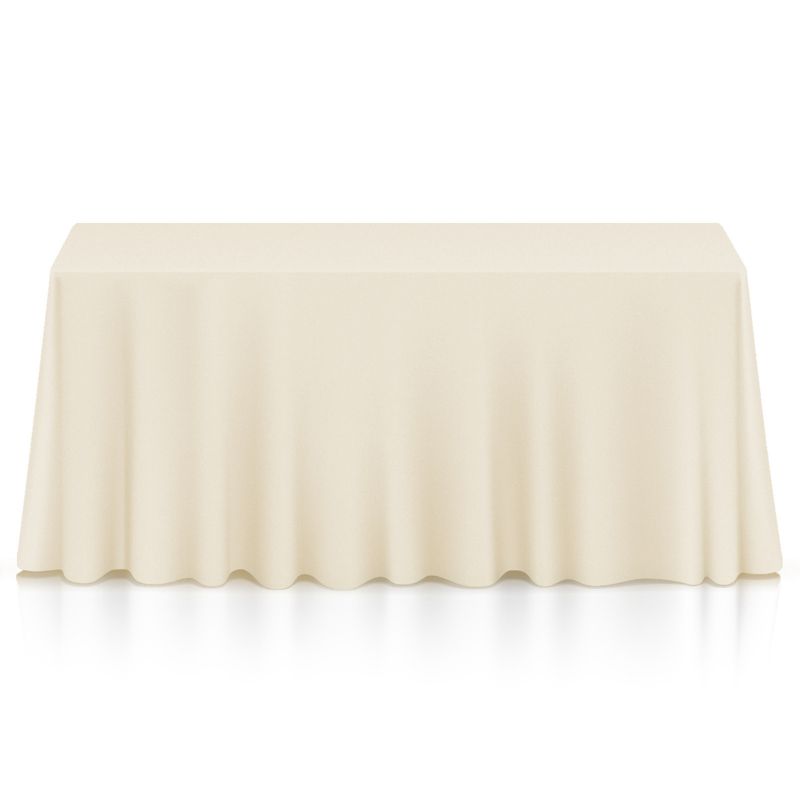 Lann's Linens Rectangular Polyester Fabric Tablecloth for Wedding, Banquet, Restaurant, 1 of 6