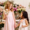 Hope & Henry Girls' Sleeveless Bow Shoulder Swing Dress, Kids - 4 of 4
