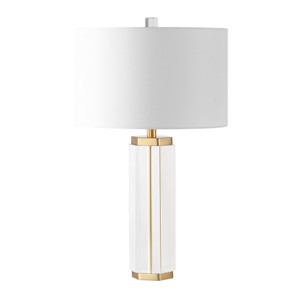 Roshan Crystal Table Lamp - CTL1034 - Clear/Gold - Safavieh Couture - 1 of 4