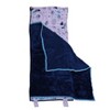 Bacati - Woodlands Aqua Navy Gray Boys Cotton Toddler Nap Mat - 4 of 4