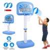 imounTEK**2-in-1 Poolside Basketball Game Set with 2 Balls – Indoor/Outdoor Water Basketball Toy for Kids**blue - 4 of 4