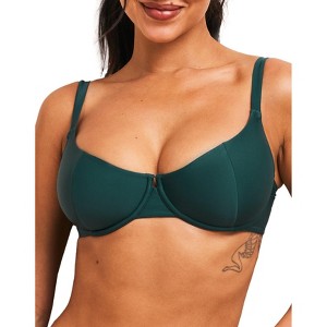 Adore Me Women's Tricia Swimwear Floral Top - 1 of 3