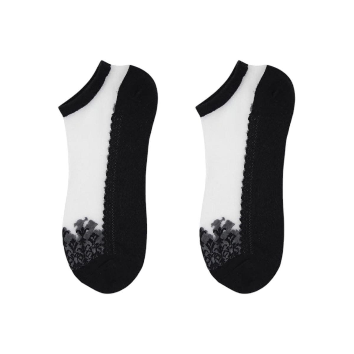 Anna-Kaci 6 Pairs Women's Sheer Mesh Ankle Socks with Soft Knit Sole and Delicate Lace Trim Lightweight Breathable Low-Cut Design - thumbnail 4