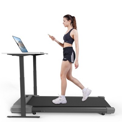 Deerrun Walking Pad Mini 14.96*31.5 In Belt Under Desk Treadmill, Running Jogging Machine with App