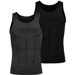 COOFANDY Men's Compression Tank Top Slimming Body Shaper Sleeveless Undershirt - 1 of 4