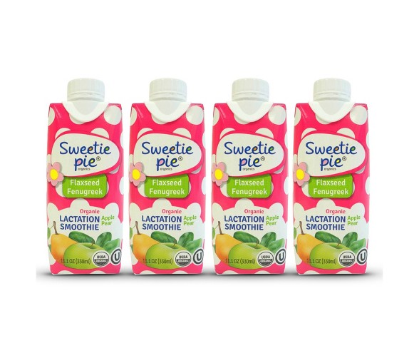 Sweetie Pie Organics Lactation Smoothie - 4pk