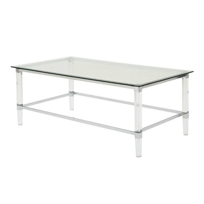 target white coffee table