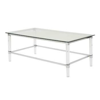 Bayla Modern Coffee Table Clear - Christopher Knight Home