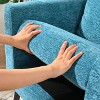 CENGHU Teddy Fabric Accent Chair, Living Room Chair with Solid Wood Legs, Waist Pillow,  Upholstered Arm Chair for Living Room/Bedroom - 4 of 4