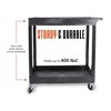 Stand Steady Tubstr Tub Shelf Utility Carts - 2 Shelf - Black - 4 of 4