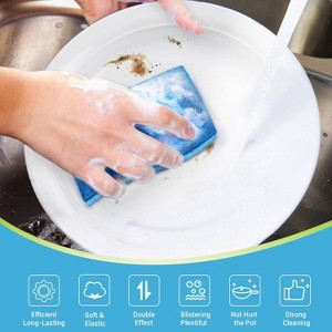 Non Scratch Scrub Sponge, 24Count, Sponges for Dishes, Sponges Kitchen, Cleaning Sponge - 1 of 4