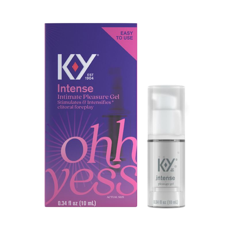K-Y Intense Pleasure Gel Stimulates & Intensifies - 0.34oz, 1 of 11