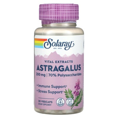 Solaray Vital Extracts, Astragalus, 30 VegCaps