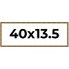 PosterPalooza | Panoramic Textured Gold Picture Frame - UV Acrylic, Foam Board Backing, Hanging Hardware - 3 of 4