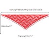 INSPIRE CHIC Lace Rose Floral Tassel Mesh Triangle Head Covering Mantilla Scarves 1Pc - 3 of 4