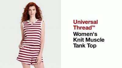 Women's Knit Muscle Tank Top - Universal Thread™