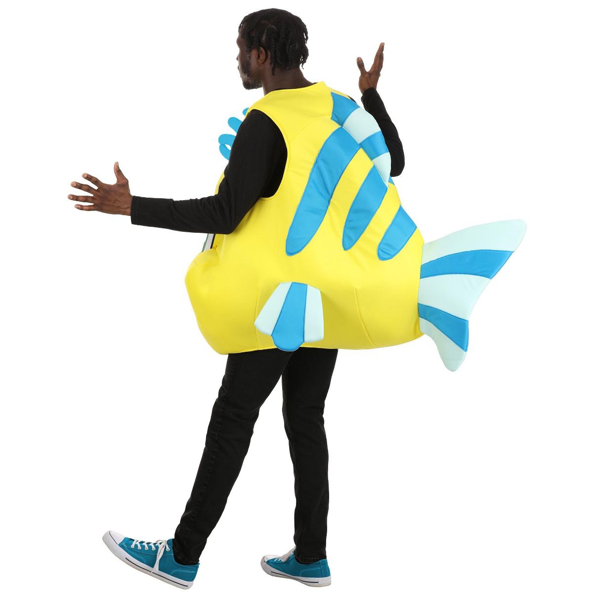 HalloweenCostumes.com Disney The Little Mermaid Adult Flounder Costume - thumbnail 6