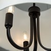 Artcraft Lighting Rhythm 3 - Light Semi-Flush Mount in  Black - 4 of 4