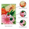 Evergreen Hummingbird and Daisy Trio Garden Linen Flag 12.5 x 18 Inches Indoor Outdoor Decor - 3 of 4
