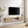 NicBex Modern TV Stand Rattan-Door TV Stand for TVs up to 80 Inches for Living Room, Bedroom - 2 of 4