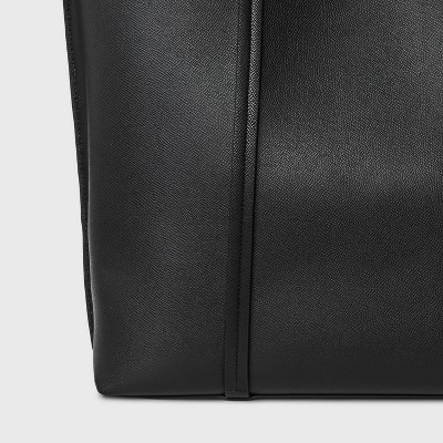 Сумки A New Day Triple Compartment Work Tote Handbag - A New Day™ Black: Shell, Double Shoulder Handles — фото 5
