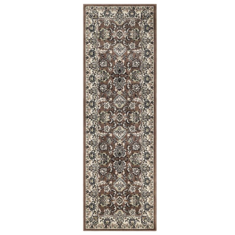 Traditional Floral Scroll Indoor Runner or Area Rug by Blue Nile Mills, 1 of 8