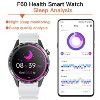 HONGGE Smart Watch with 1.55" IPS Display, Bluetooth Calling, Wellness Tracking, 50+ Sports Modes, Bonus Leather Strap - 4 of 4