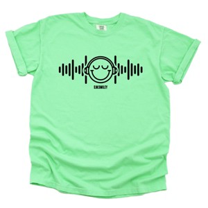 Simply Sage Market S.W.Smiley Headphones Music Garment Dyed Tee - 1 of 4