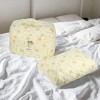 Unique Bargains Women's Cotton Quilted Makeup Bags for Travel 2 Pcs - 2 of 4