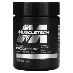 MuscleTech Platinum 100% Caffeine, 220 mg, 125 Tablets