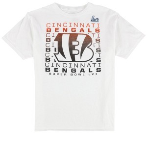 G-III Sports Boys Cincinnati Bengals Super Bowl LVI Graphic T-Shirt, White, XL - 1 of 2