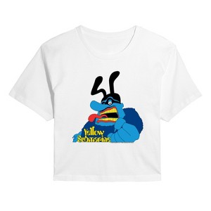 Women's - The Beatles - Blue Meanie Cropped Graphic T-Shirt - 1 of 4