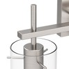 DORESshop 3-Head Vanity Light with Pierced Glass Shades, Through-Head Design, E26 Sockets - 3 of 4
