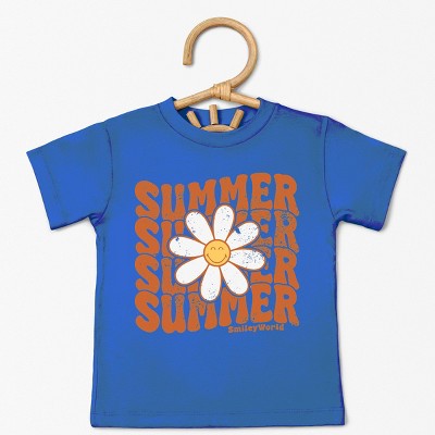 The Juniper Shop SmileyWorld Summer Wave Stacked Toddler Short Sleeve Tee