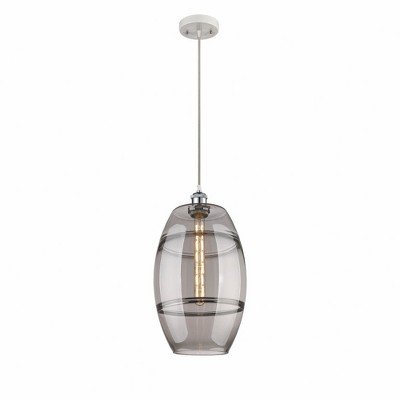 Vaz - 1 Light Cord Hung Mini Pendant In Industrial Style-18.5 Inches Tall and 10 Inches Wide