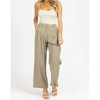 Women's PINTUCK PLEATED TROUSER - Fore - 4 of 4